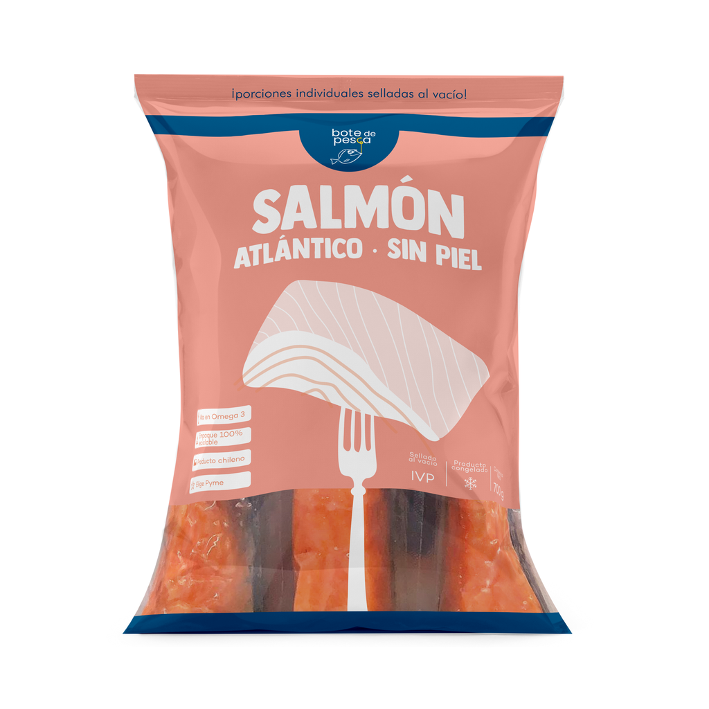 Salmón Atlántico sin Piel 700gr