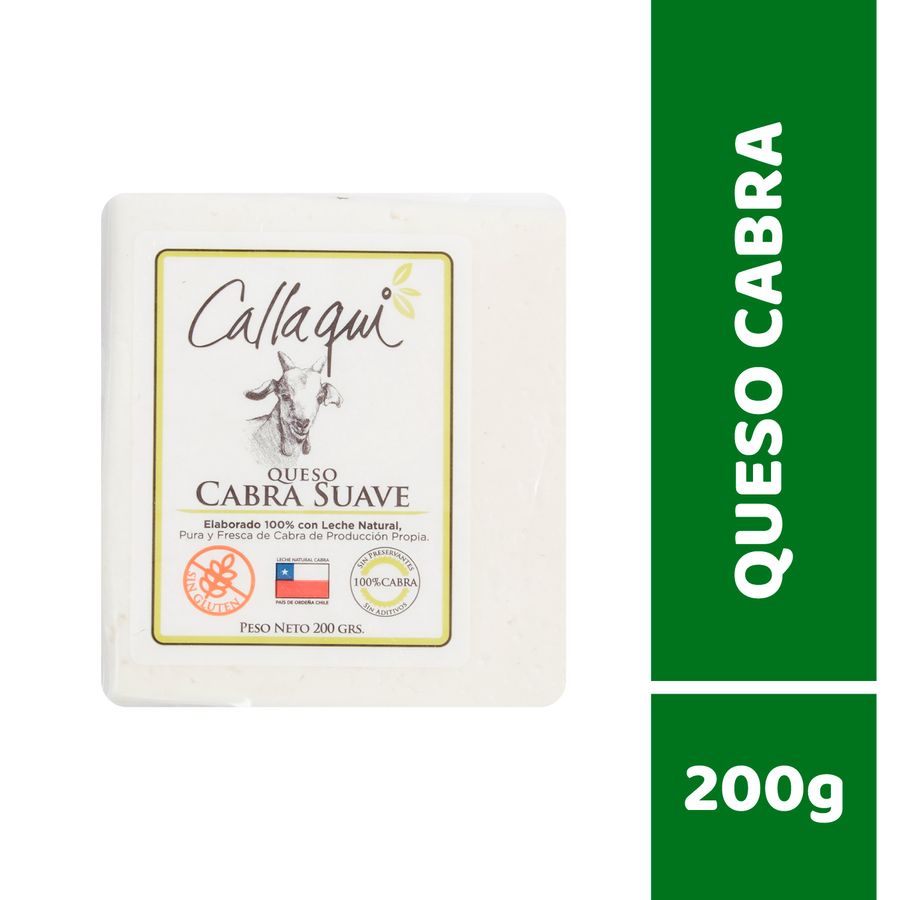 Queso Cabra Suave Trozado Callaqui