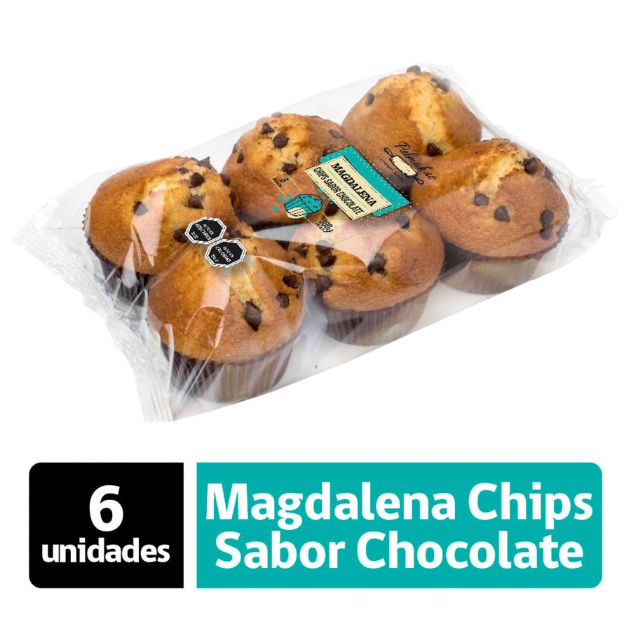 Magdalenas con Chips de Chocolate