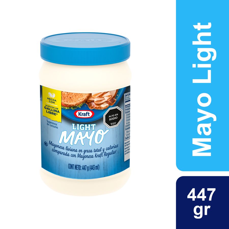 Mayonesa Light Frasco Kraft