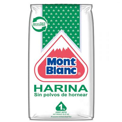 Harina Mont Blanc Sin Polvos de Hornear