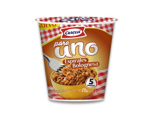 Pasta Para Uno Bolognesa