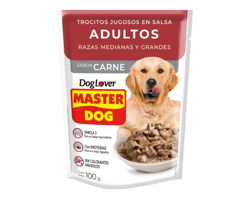 Alimento Húmedo Perro Trocitos Jugosos Carne