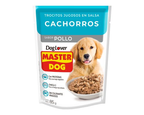 Alimento Húmedo Perro Trocitos Jugosos Cachorro