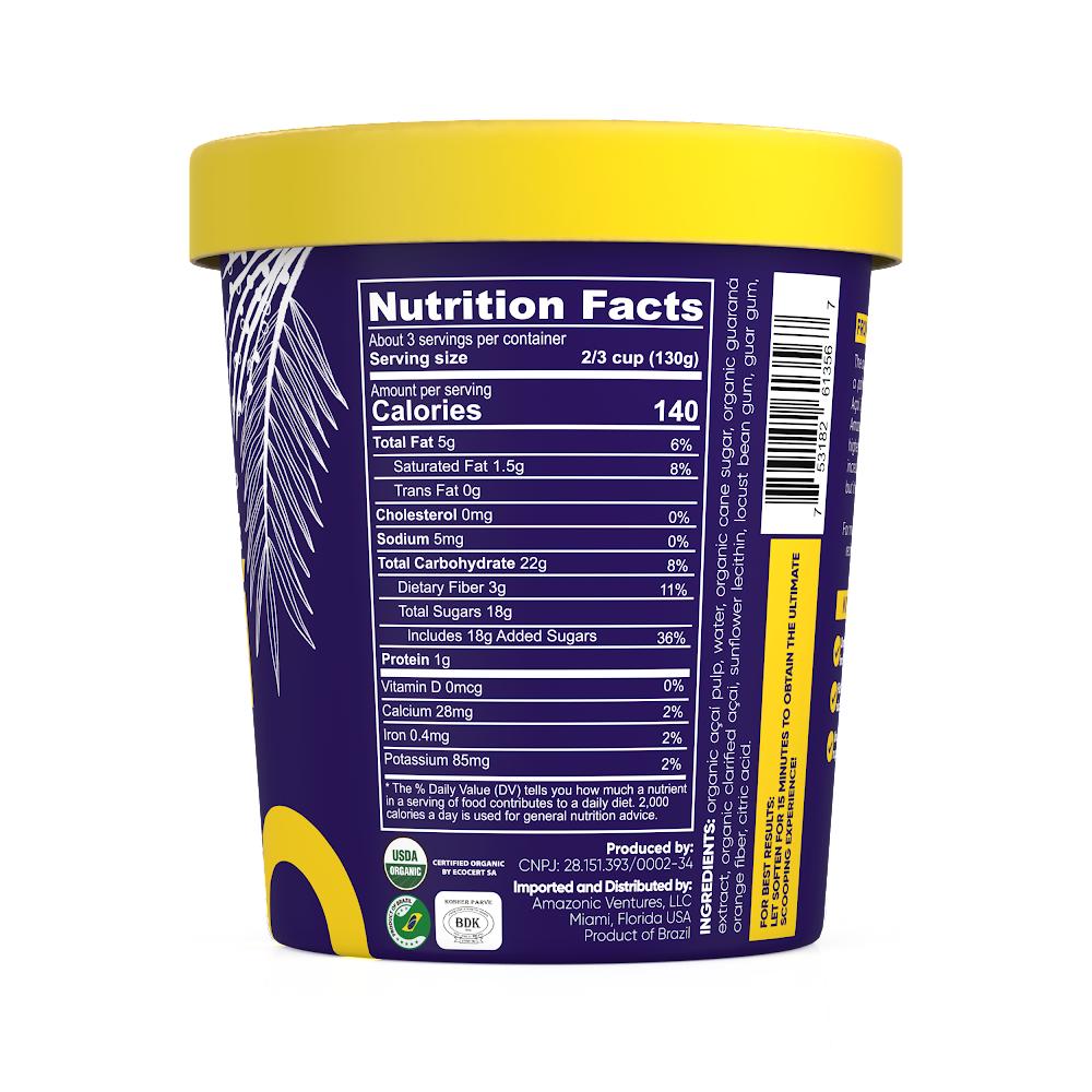 Scoopable Açai con Guaraná 500 ml