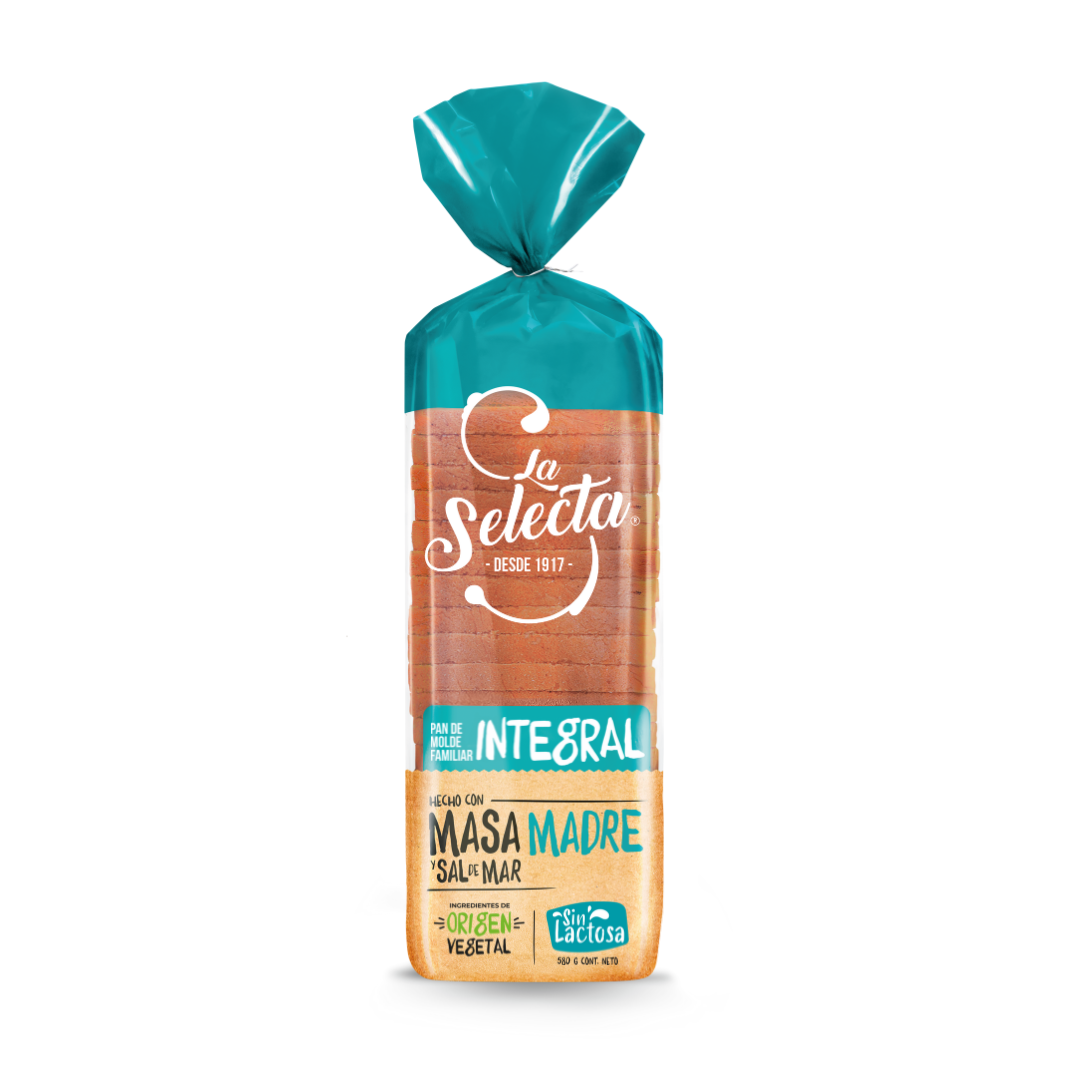 Pan de Molde Integral Masa Madre