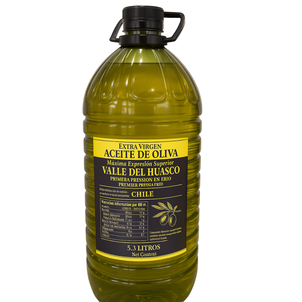 Aceite de Oliva Extra Virgen Valle del Huasco 5 L
