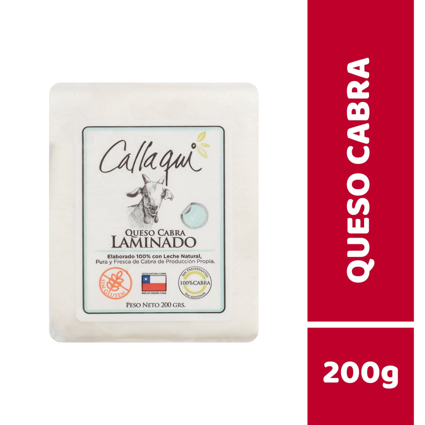 Queso Cabra Suave Laminado Callaqui