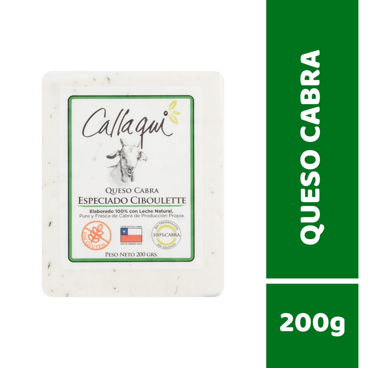 Queso Cabra Trozado Ciboulette Callaqui