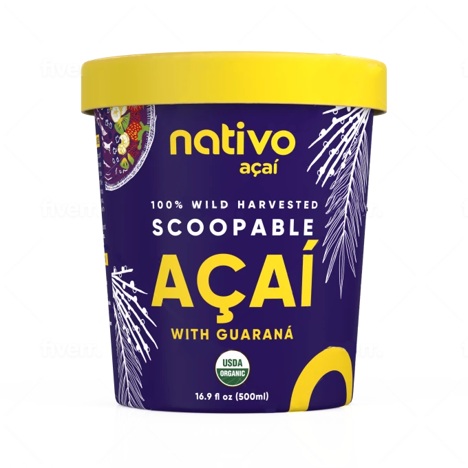 Scoopable Açai con Guaraná 500 ml
