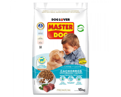 Alimento Perro Cachorro Carne y Leche