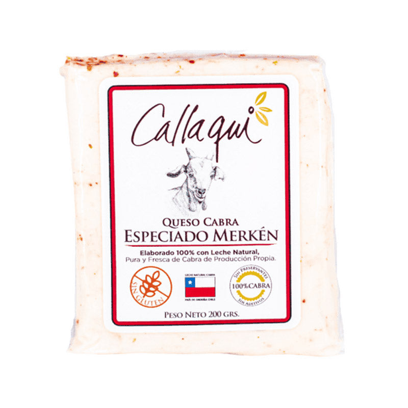 Queso Cabra Trozado Merkén Callaqui