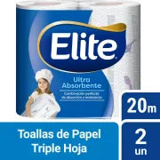 Toalla de Papel Elite Triple Hoja 20 mts