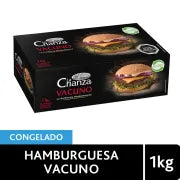 Caja de Hamburguesas de Vacuno Congeladas